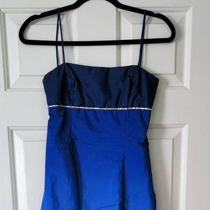 Vintage Prom Dress- blue